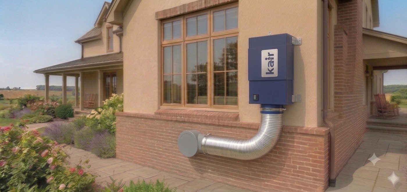 Exterior unit installation